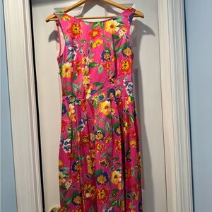 Kate Spade Sonja floral cotton dress size 8
